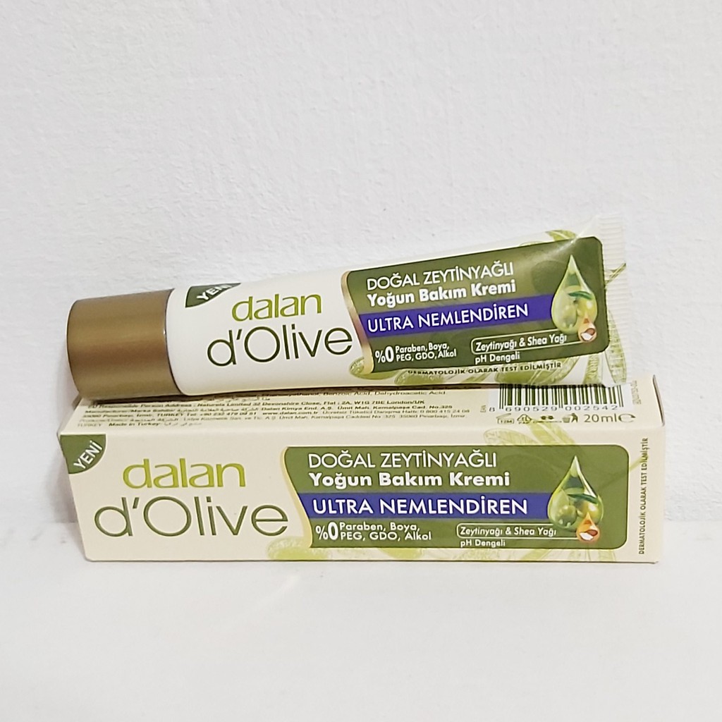 "全新現貨"NEW~ dalan d'Olive土耳其橄欖油+乳木果油深層強效滋養護手霜20ml