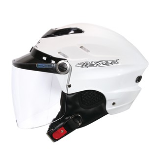 ∥益發安全帽建國店∥ZEUS ZS 125E 白 內襯可拆 輕量 通風性佳 半罩式安全帽 雪帽