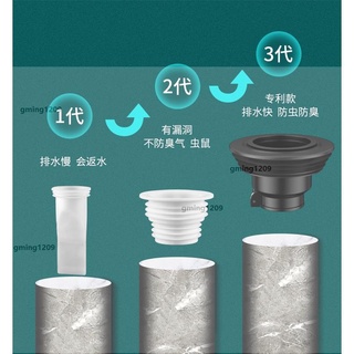 優惠價下水管防返臭神器廚房洗手池臉盆排水管堵口器下水道防臭密封塞圈gming1209
