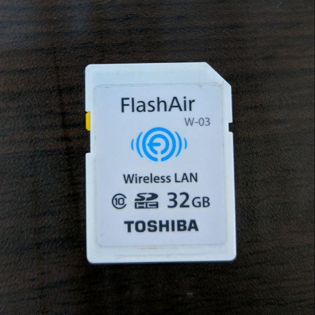 TOSHIBA FlashAir 32GB Wi-Fi SDHC Class10 SD 記憶卡