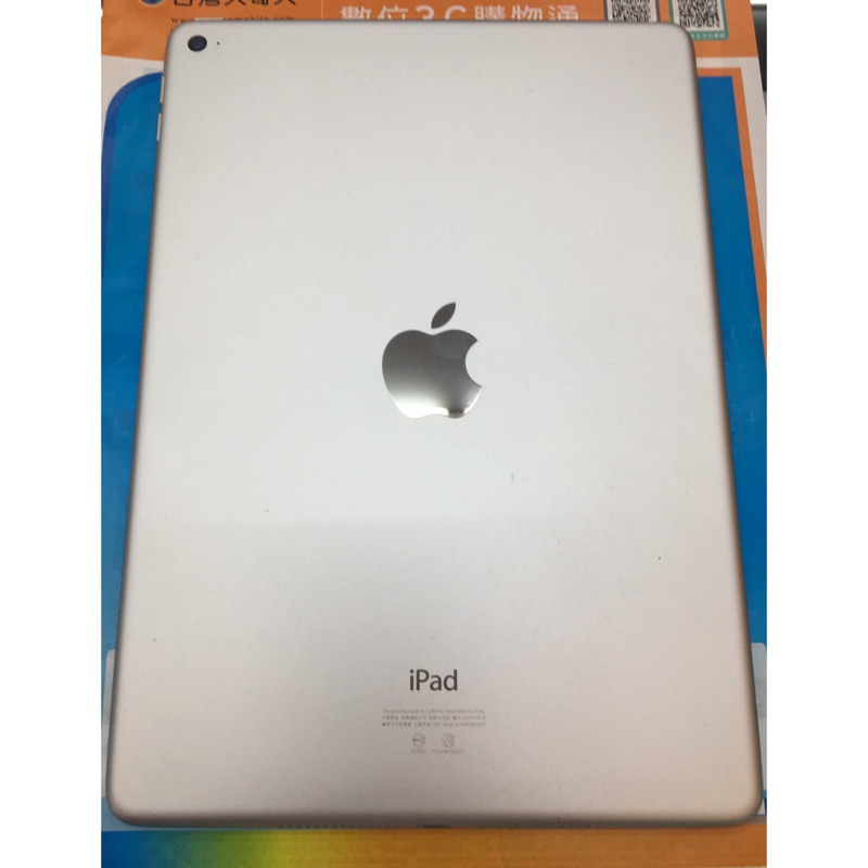 2手iPad air2/16g/wifi記得還有保固9900元銀色