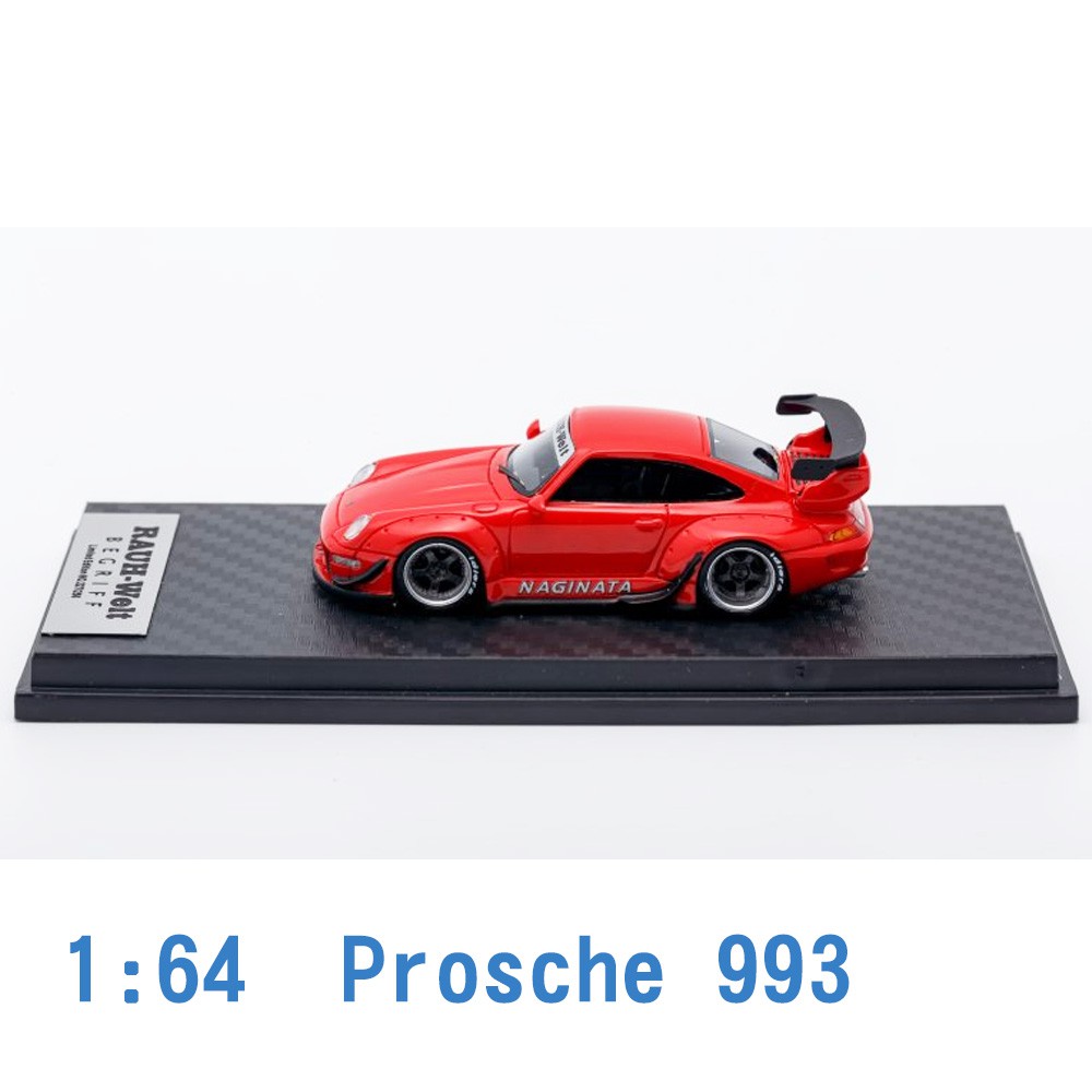 Scale Box 1/64 模型車 Proschi 保時捷 993 SB640006H 紅色