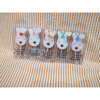 日本 法國兔 砂糖兔 造型蠟燭