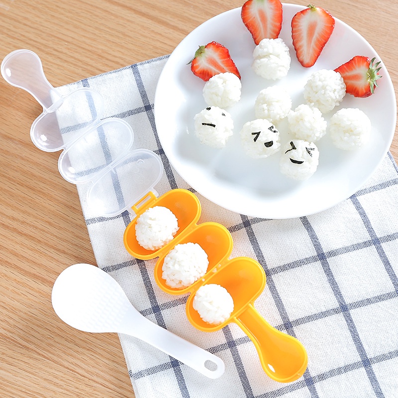 嬰兒飯糰機搖床飯糰模具diy球形壽司機廚房工具便當配件