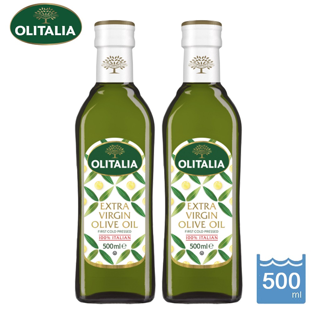 【Olitalia奧利塔】特級冷壓橄欖油500ml*2瓶 禮盒裝