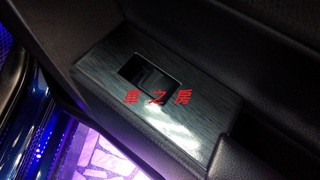 (車之房) 2014 ALTIS 11代 黑髮絲 卡夢 CARBON 4件電動窗開關座飾板 水轉印 原廠交換件
