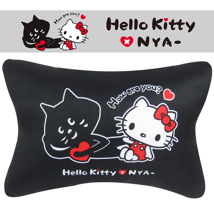 【★優洛帕-汽車用品★】Hello Kitty x Nya系列 座椅頸靠墊 護頸枕 頭枕 1入 PKYD001B-04
