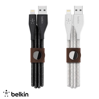 【Belkin】貝爾金USB-A轉Lightning編織收納傳輸線1.2公尺/1.8公尺 iPhone/iPad充電線