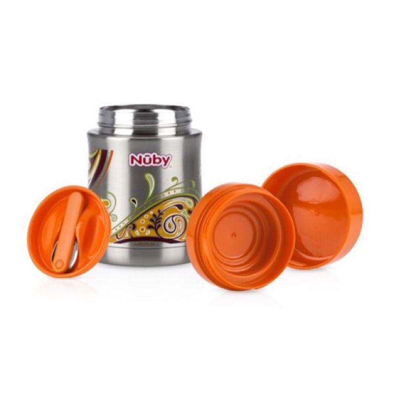 費雪/不鏽鋼真空保溫食物罐（橘色）