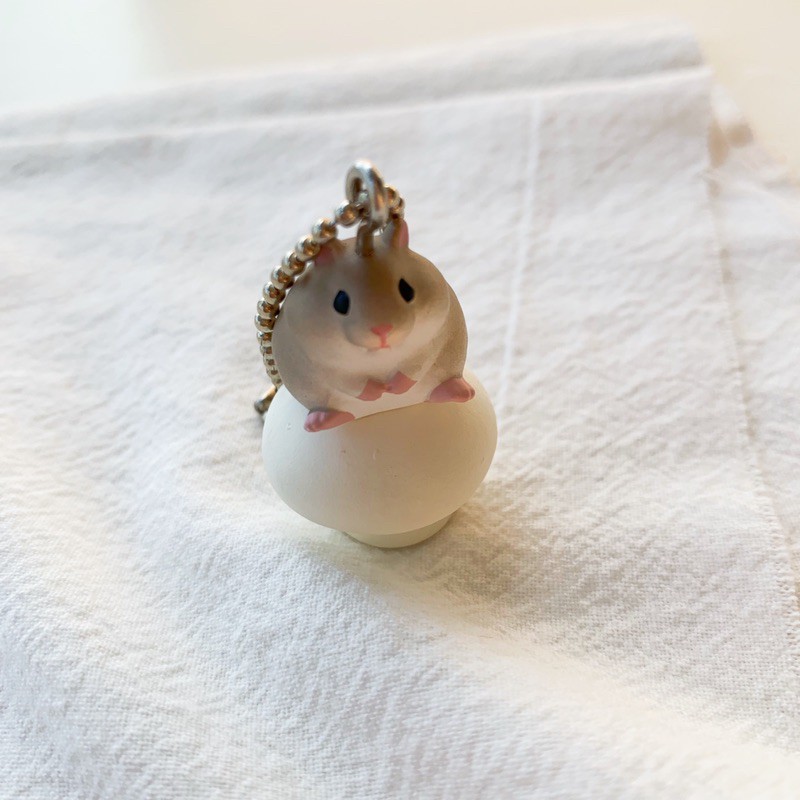 倉鼠與蘑菇扭蛋 吊飾 老鼠 動物 扭蛋 轉蛋