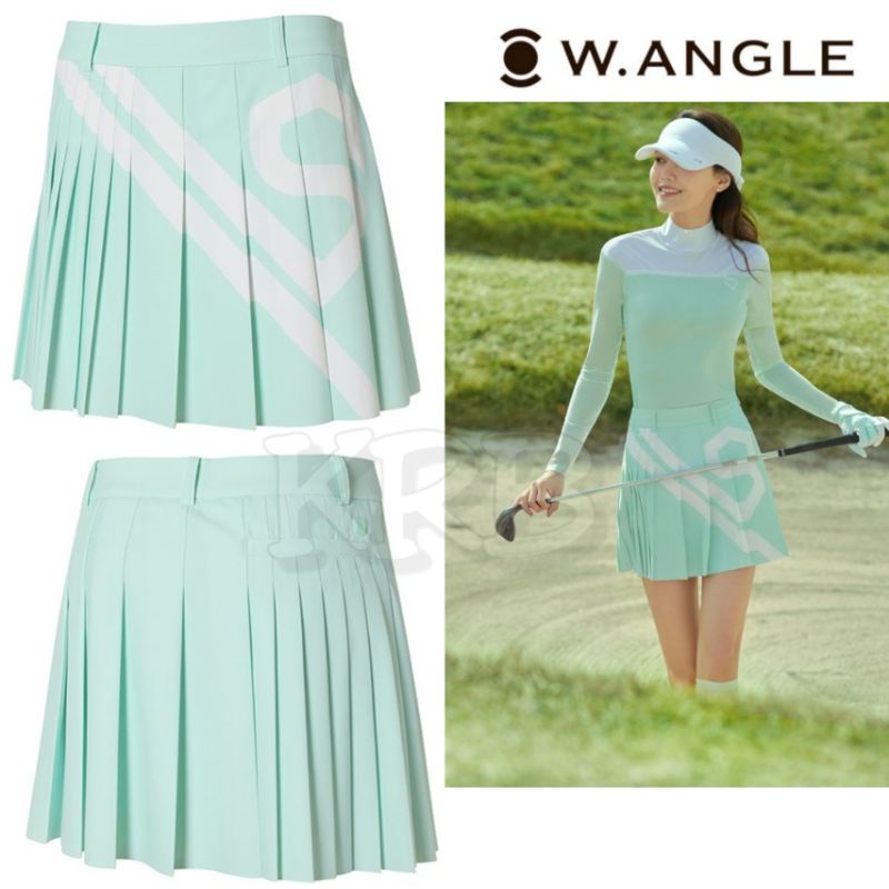 ［KRB］韓國正品w.angle涼感高爾夫裙子/韓國golf褲裙