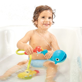 【Yookidoo】以色列洗澡玩具_噴水鯨魚蓮蓬頭套組