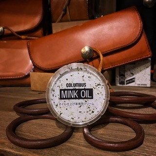 【Hawk Vintage】日本製 Columbus 皮革 貂油 Mink Oil Goro s 皮手環