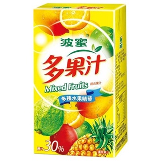 波蜜 多果汁[箱購] 250ml x 24【家樂福】