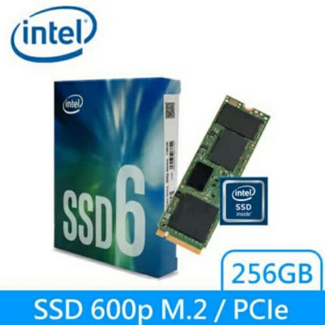 Intel SSD 600p 256G (M.2/PCI-e介面)