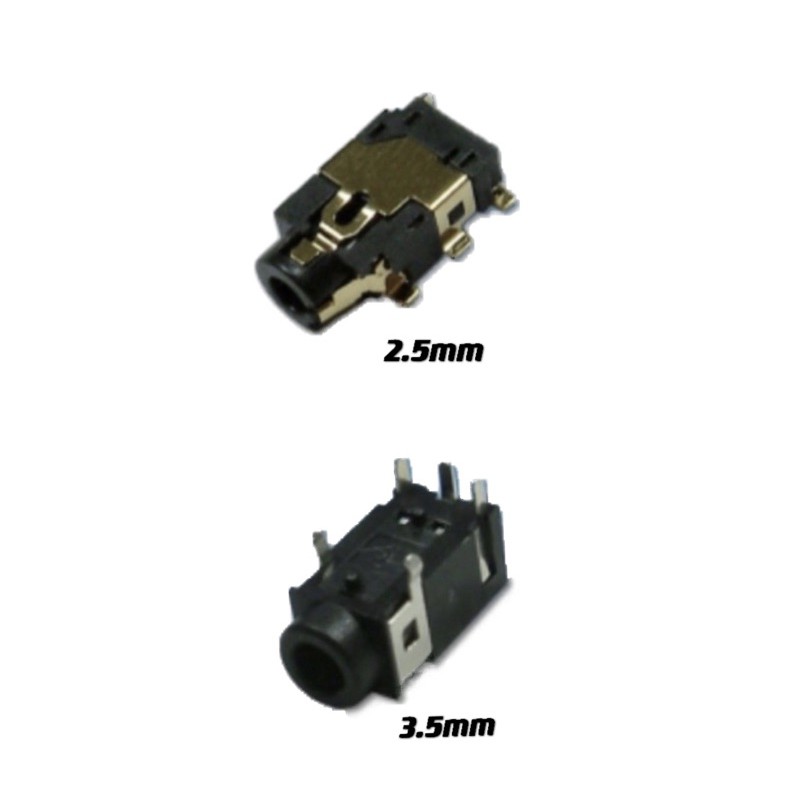 2.5mm  /  3.5mm 4極耳機座