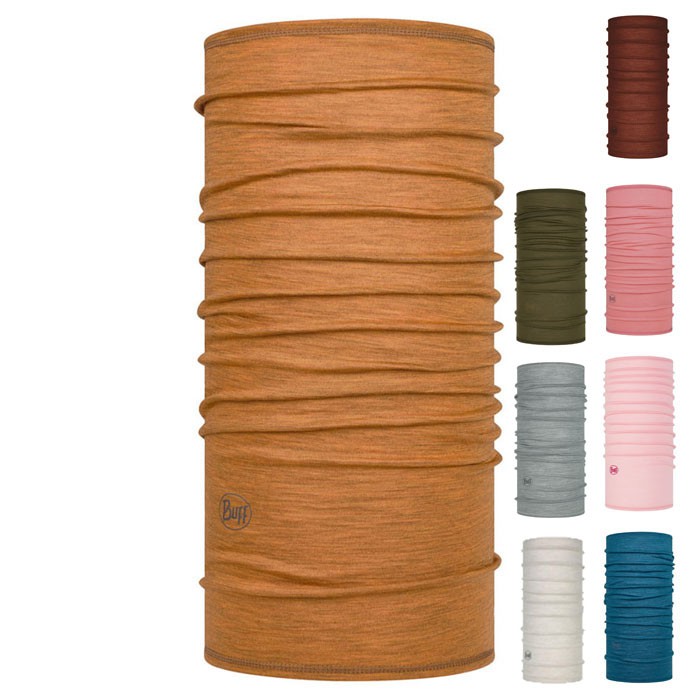 BUFF 西班牙 多色可選 舒適素面 舒適125gsm 美麗諾羊毛頭巾 適合台灣四季 厚度125gm BF113010