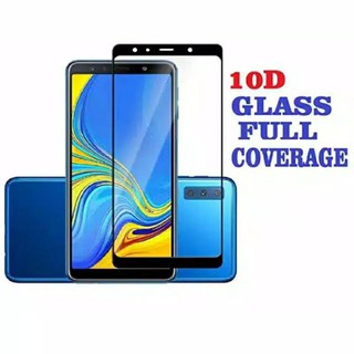 SAMSUNG 鋼化玻璃三星 A7 2018 玻璃全罩優質 9H