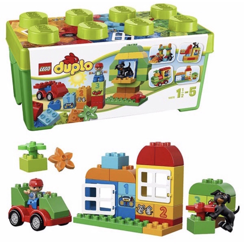 二手 LEGO 樂高 10572 Duplo 得寶系列 綠色多合一樂趣箱