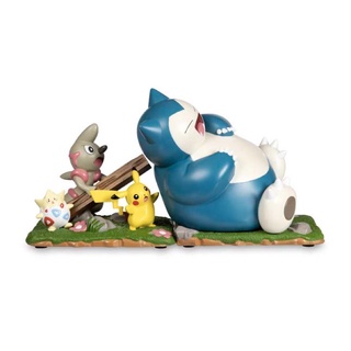 🎊美版現貨🎊美國寶可夢中心 Pokémon center沈睡的卡比獸與皮卡丘&搬運小匠&波克比 書擋 書架 樹脂模型