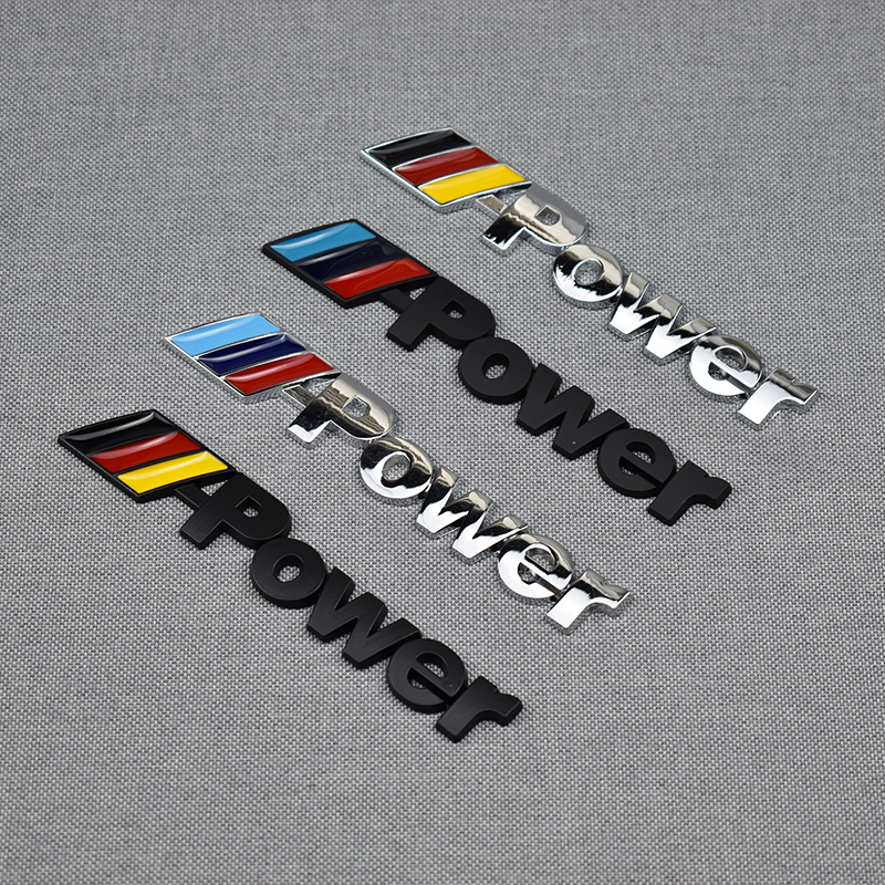 BMW * * 3D 原裝 M-power Logo 鋁側葉板寶馬 X 3 X 6 M 3 M 5 F 30 F