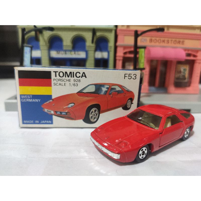 Tomica 日製 藍盒 F53 外國車 絕版 稀有 保時捷 Porsche 928 經典 超跑 日本製