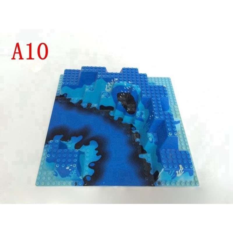 樂高人偶王LEGO 特殊底板/造型底板/磚-懷舊絕版海底32*32(A10)