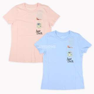 [歐鉉]NIKE NSW 蝴蝶 蘑菇 刺繡標語 口袋 短袖 短T 女生 DD1463-805 DD1463-436