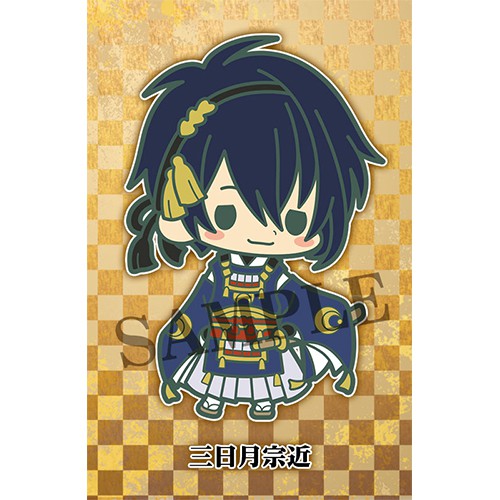 【AGS日本代購】全新現貨　刀劍亂舞 第一部隊　三日月宗近 三日月　橡膠吊飾 橡膠掛飾 軟膠吊飾 手機吊飾