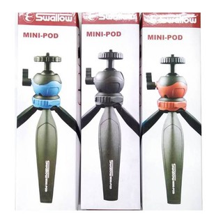 [送手機夾]SWALLOW MINI-POD 桌上型腳架 迷你腳架 桌上型三腳架