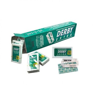 𝐓𝐞𝐛𝐛𝐲𝐬＆𝐂𝐨. DERBY 雙刃刮鬍刀片*20盒共100片 土耳其製 不鏽鋼材質 安全刀片