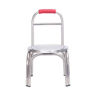 【不鏽鋼凳子 不鏽鋼靠背椅 折疊椅 】加厚不銹鋼小椅子凳子家用小板凳客廳凳子創意小靠椅戶外用凳子