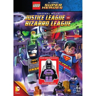 Lego 樂高 超級英雄 蝙蝠俠超人卡通 DVD 附 Batzarro人偶 <全新未拆>