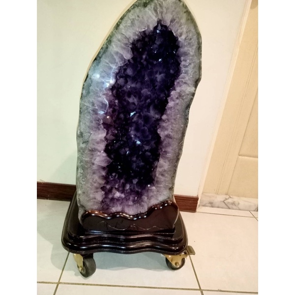 烏拉圭原皮透光紫晶洞60.60kg