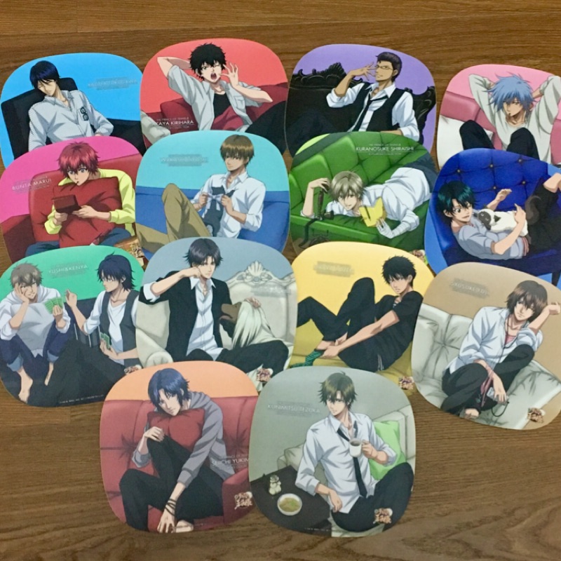 日版 滑鼠墊貼紙 網球王子 越前 手塚 不二 幸村 侑士 跡部 仁王 丸井 切原 白石 財前光 日吉若 滑鼠墊 貼紙