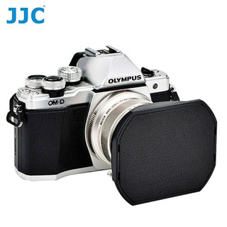 我愛買JJC副廠相容原廠Olympus遮光罩LH-48遮光罩太陽罩適MZD 12mm F2.0 M.ZD F/2 1:2