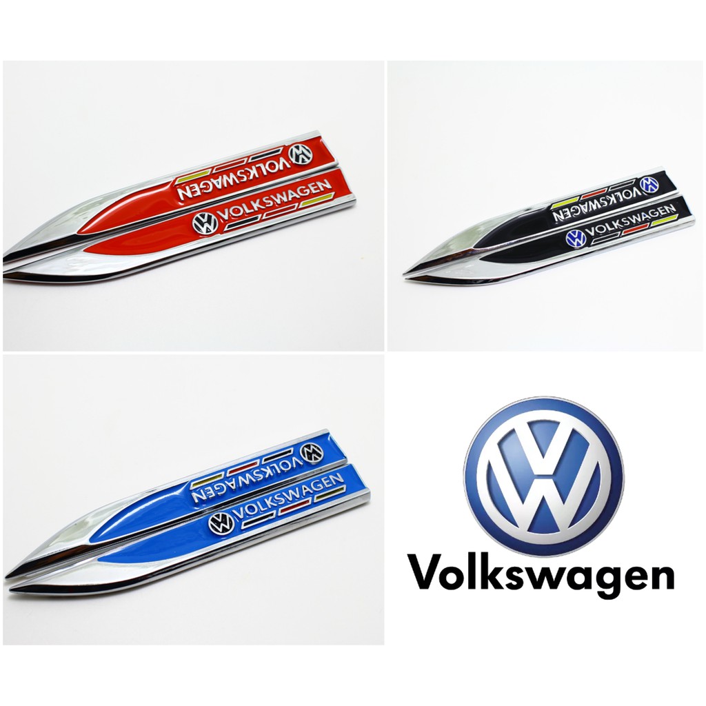 刀鋒 葉子板 VW 福斯 側標 車貼 貼標 GOLF GTI PASSAT TIGUAN TOURAN POLO 車身貼