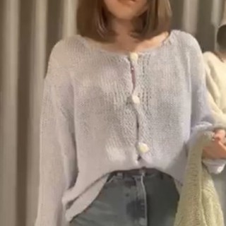 zebra crossing 正韓🇰🇷正反兩穿針織透感上衣（外套）