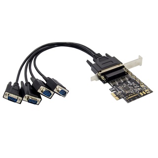PCI-E串口卡 pcie轉串列埠 RS232介面 工控 4口擴充套件卡PCI-E 四口COM
