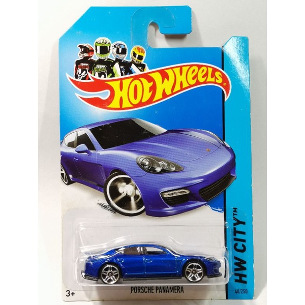 風火輪 40 Hotwheels Porsche Panamera 藍色 全新