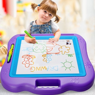 兒童畫畫板磁性寫字板寶寶嬰兒玩具1-3歲2幼兒彩色超大涂鴉板套裝