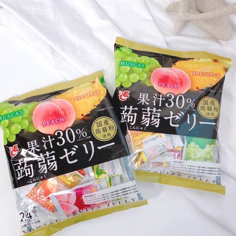 現貨🔥日本製 ACE低卡蒟蒻果凍24入 綜合口味 水蜜桃🍑 白葡萄🍇 鳳梨🍍