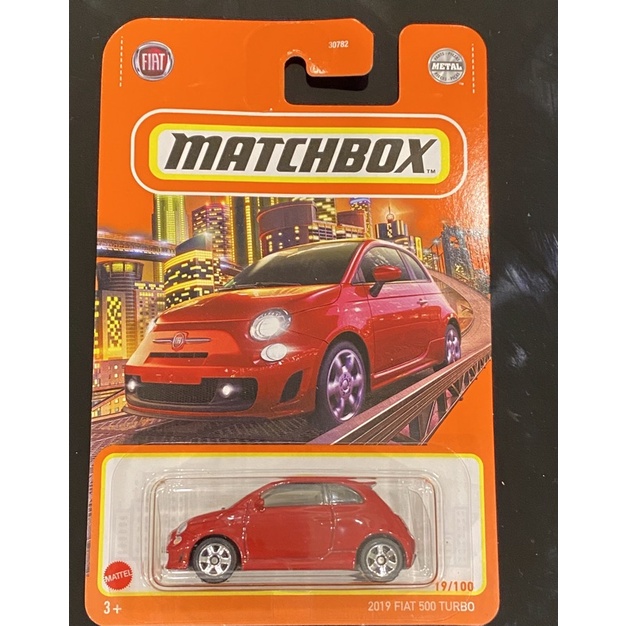初版2021普卡火柴盒飛雅特Fiat 500 Turbo全新未拆Matchbox
