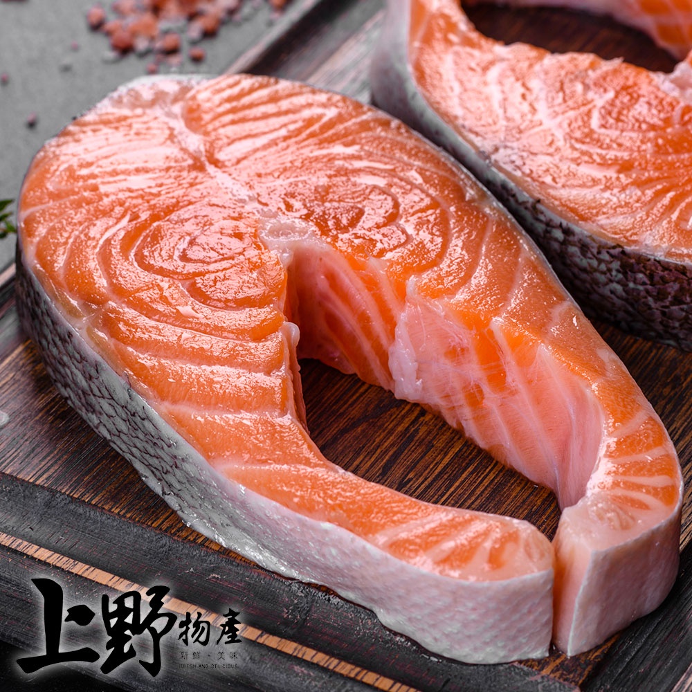 上野物產 秘魯急凍鮭鱒切片 100g 10 片 鮭魚 鮭魚切片 鮭魚塊 冷凍生鮮 蝦皮購物