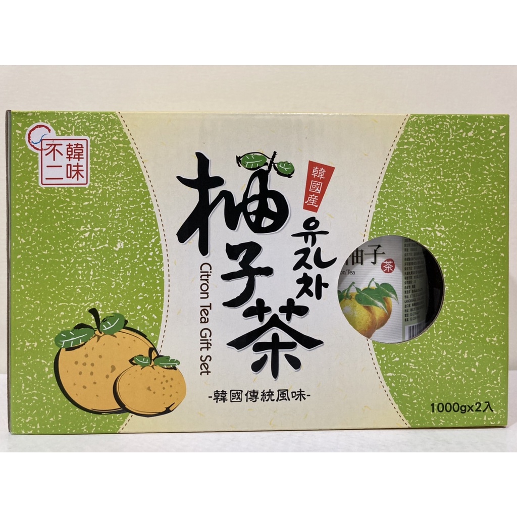 【好市多】韓味不二-黃金柚子茶組（1000公克 x 2罐 / 箱）