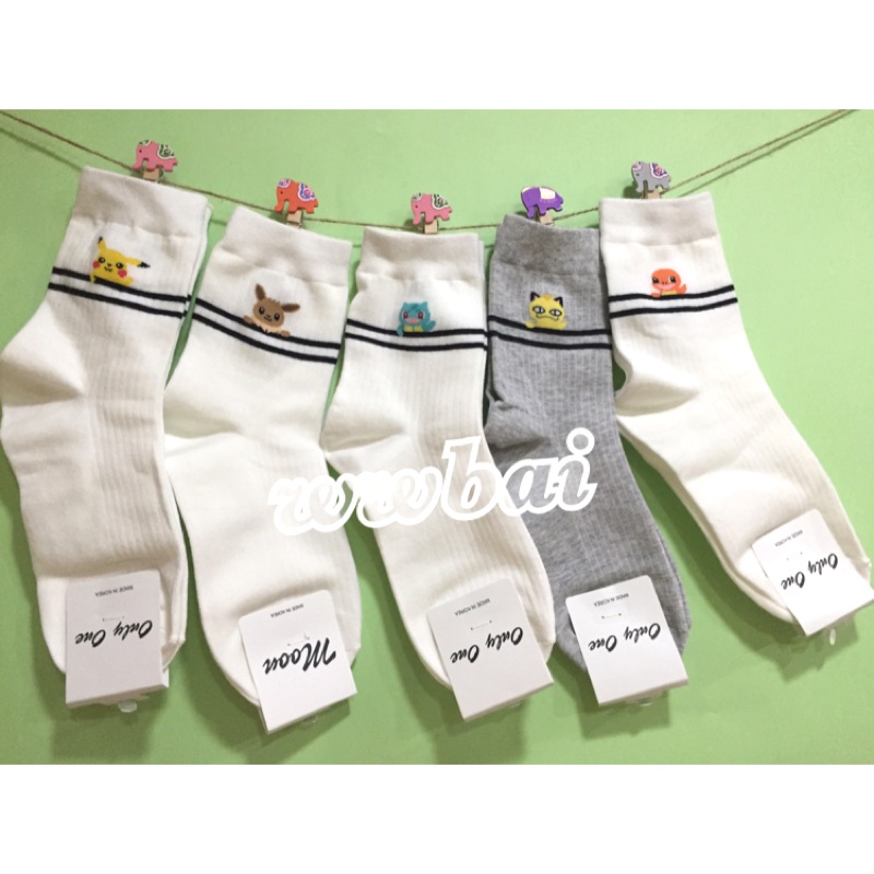 現貨✨ 韓國製 襪 神奇寶貝