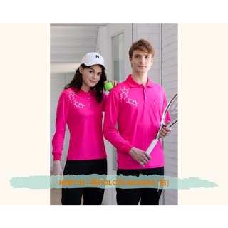 👕Aiken Sport✨長POLO衫男女同款系列AK21653、AK21053【亮粉】