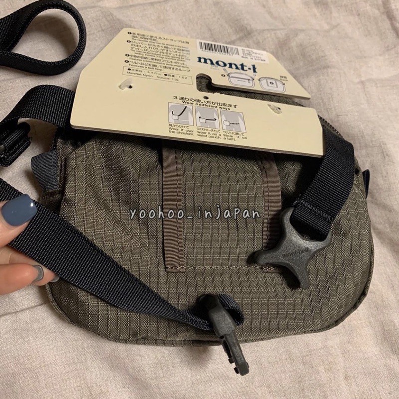 現貨日本mont Bell Montbell Mont Bell 登山小包多用腰包 蝦皮購物