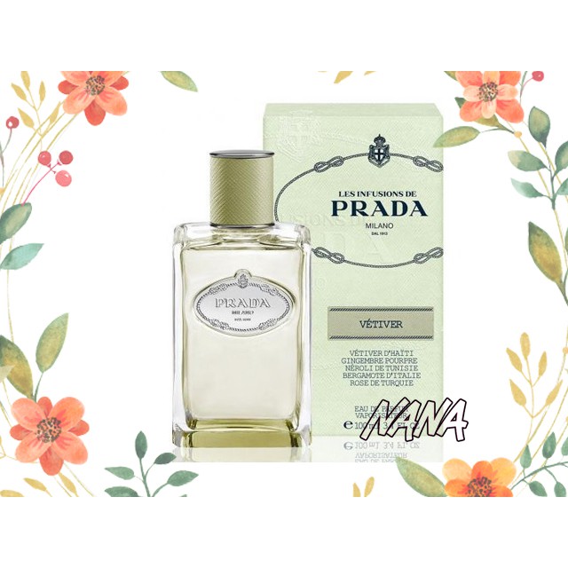 ◆NANA貳◆PRADA 鳶尾花精粹系列 香根草精粹淡香精 100ml/TESTER