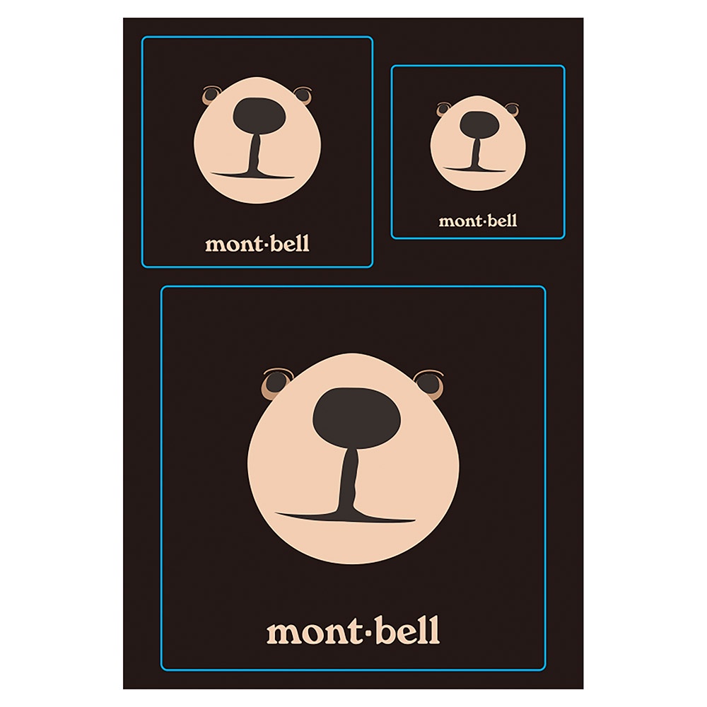 【mont-bell】1124929 熊塔蒙貼紙